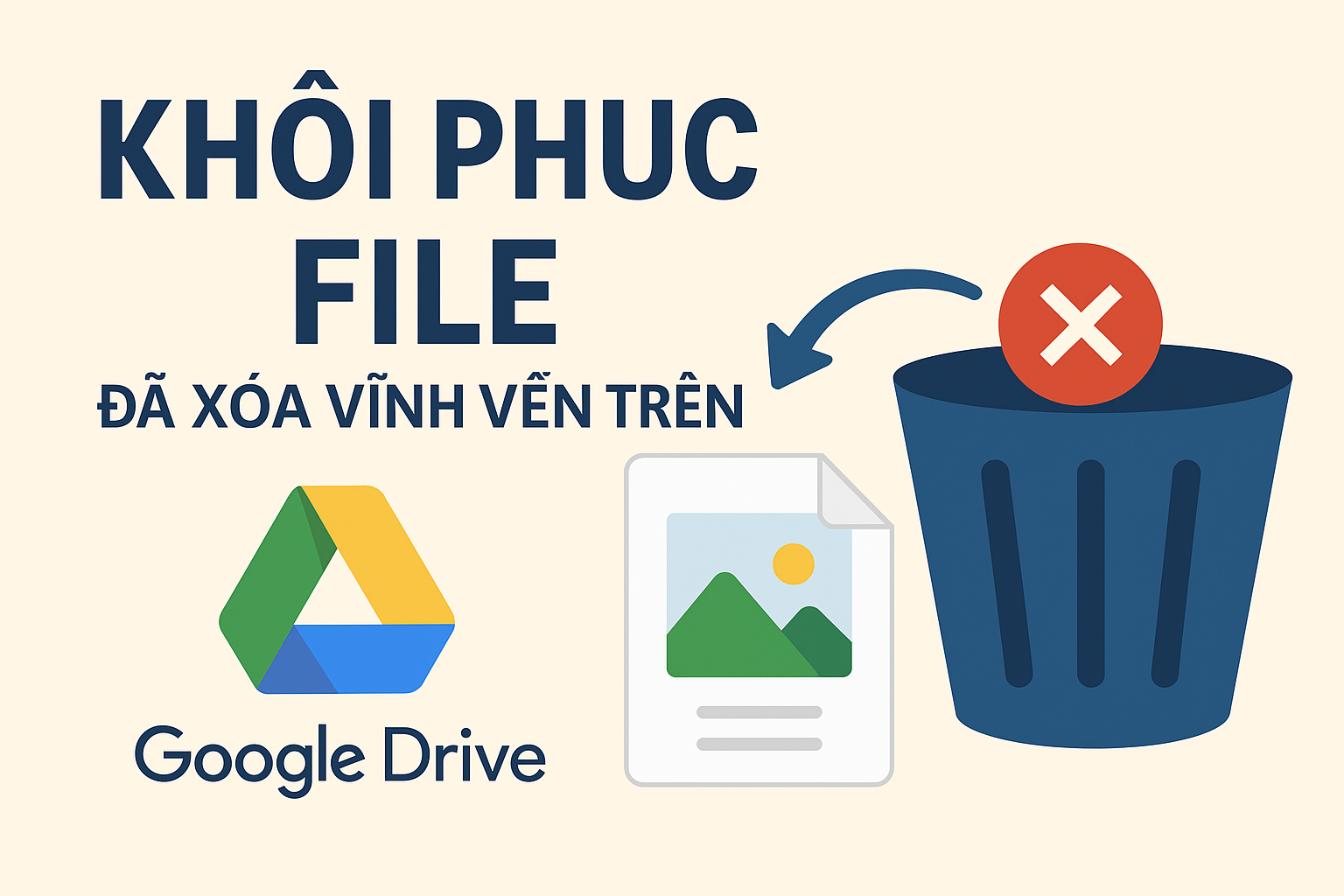 Khôi Phục File Đã Xóa Vĩnh Viễn Trên Google Drive